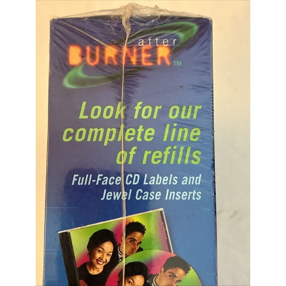 NEW Avery AfterBurner CD/DVD Labeling System Complete Kit Factory Sealed